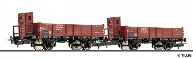Set of 2 gondola cars with load (limited edition)<br /><a href='images/pictures/Sachsenmodelle/70016-til.jpg' target='_blank'>Full size image</a>